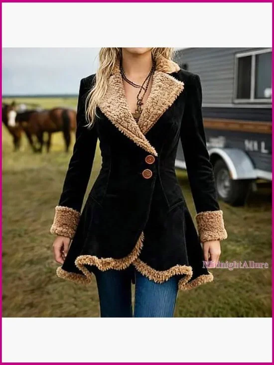 Sherpa Lined Faux Suede Jacket Slim Fit Winter Coat Fleece Lined - Picture 6 of 7